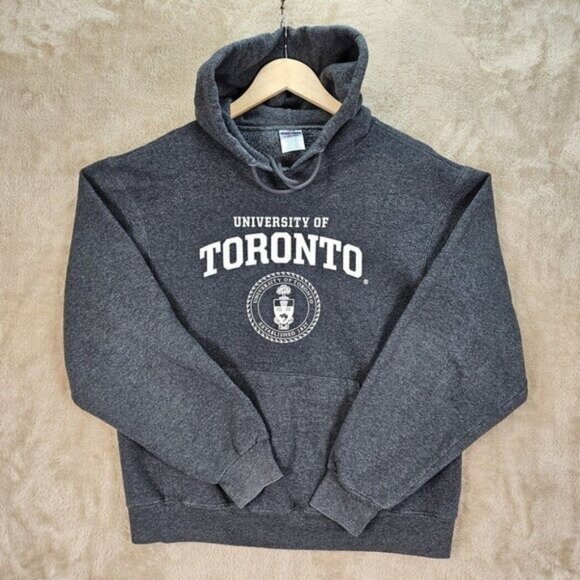 Jerzees Tops - University of Toronto Canada Hoodie Long Sleeve Sweatshirt Pullover Women's Sz M